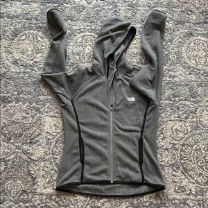 The North Face Gray Zip-Up Hoodie